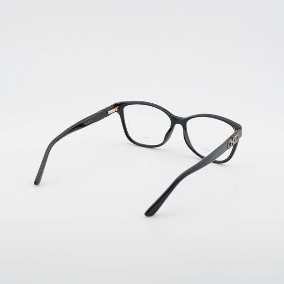 Jimmy Choo JC238 0807 00 Eyeglasses Black 55mm Rectangle Frame - Picture 4 of 10